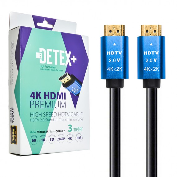 کابل DETEX HDMI 4K (طول 3 متری) آی تی پروداکت