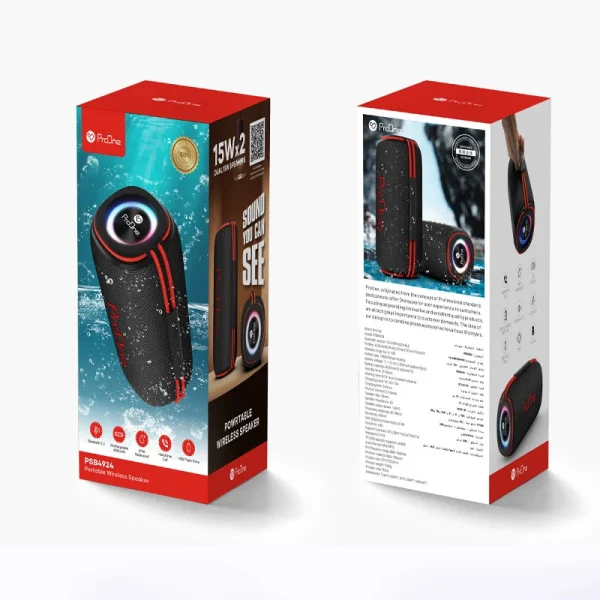 اسپیکر بلوتوثی قابل حمل PROONE مدل PSB4924