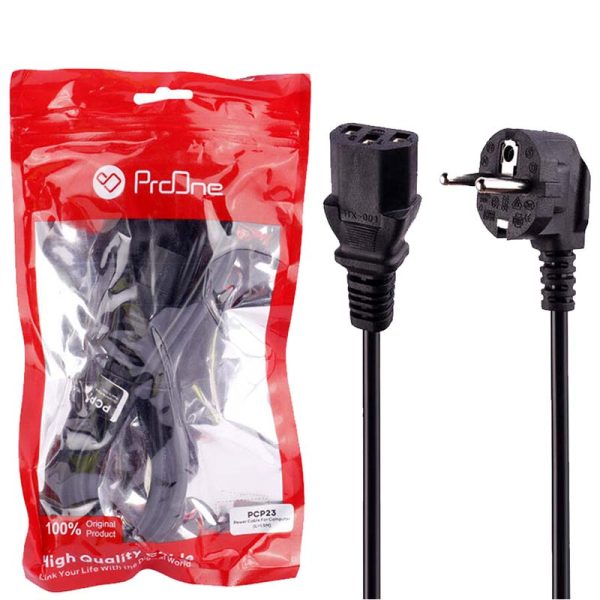 کابل برق PROONE سه پین PC مدل PCP23