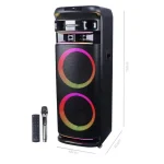 اسپیکر خانگی ایستاده Verity V-PS3012 + میکروفون و ریموت کنترل