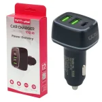 شارژر فندکی تسکو مدل TCG35 + کابل تبدیل MicroUSB