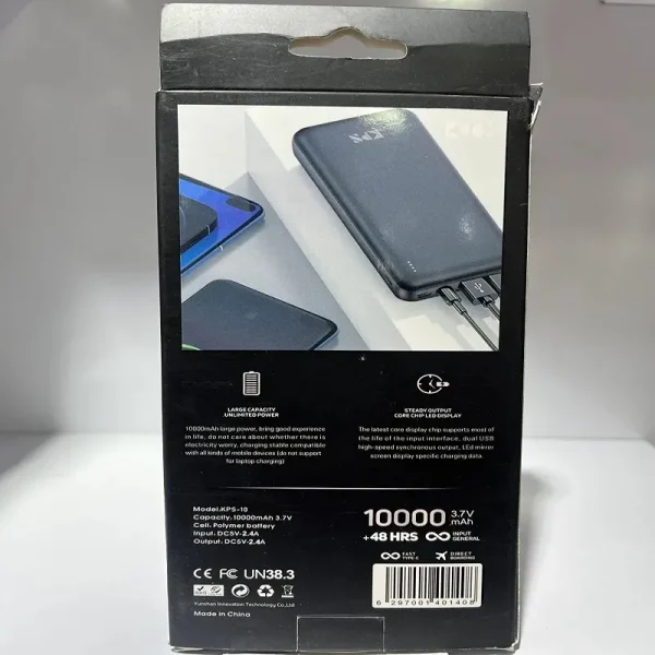 پاوربانک KING POWER مدل KPS-10 ظرفیت 10000