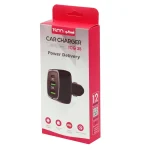 شارژر فندکی تسکو مدل TCG35 + کابل تبدیل MicroUSB